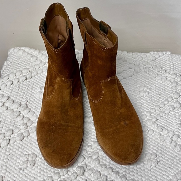 REBECCA MINKOFF Chasidy Saddle suede ankle boots size 9.5 - Picture 7 of 11